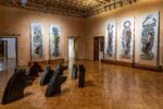 Veduta della mostra "Idoli Pedemontani" di Denis Riva