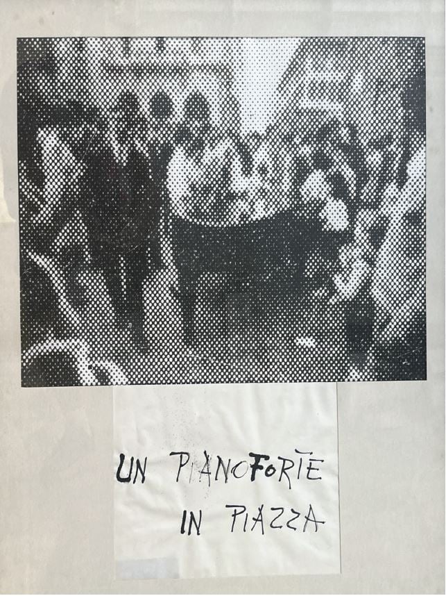 Giuseppe Chiari – Un pianoforte in piazza