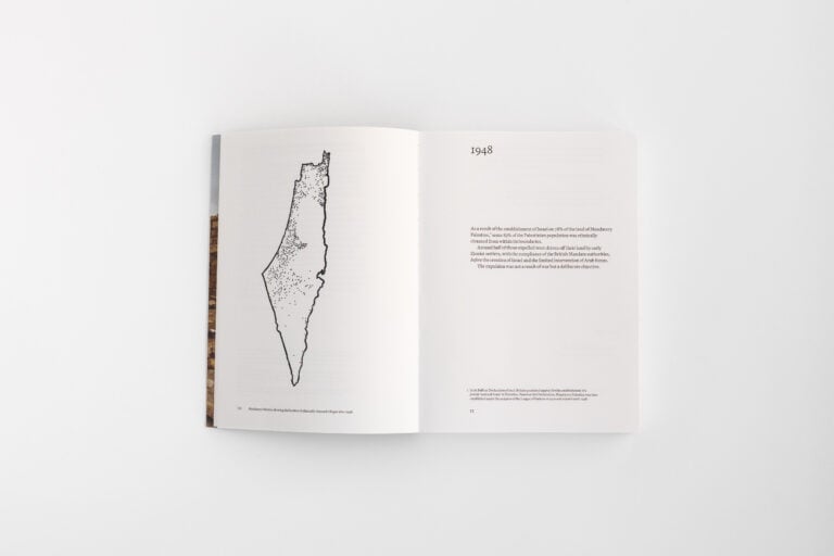 Il libro fotografico "The Erasure of Palestine"