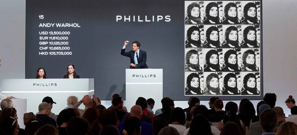 L'asta di Phillips &ldquo;Modern & Contemporary Art&rdquo; a New York. Courtesy Phillips