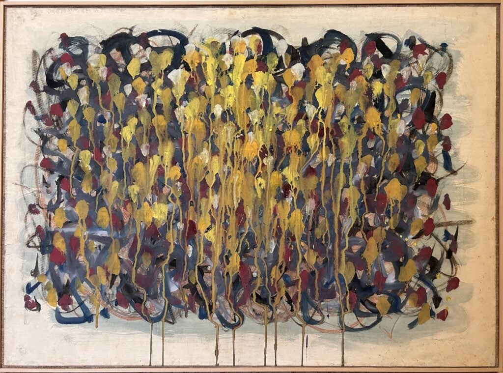 Tancredi Parmeggiani, senza titolo,1952, olio e tecnica mista su carta intelata, cm 65x85. Foto CIAC di Foligno