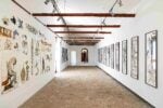 Veduta della mostra "Idoli Pedemontani" di Denis Riva