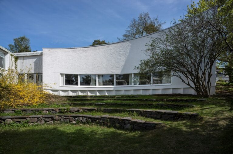 Studio Aalto, 1954&ndash;55, 1962&ndash;63. Fa&ccedil;ade facing the inner courtyard. Photo Maija Holma &copy; Alvar Aalto Foundation.