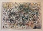 Tancredi Parmeggiani, tecnica mista su cartone, 1956, cm 70,5x100. Foto CIAC di Foligno