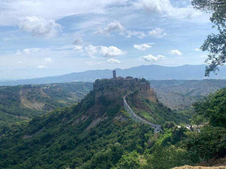 Il panorama di Civita di Bagnoreggio. Ph: Claudia Zanfi