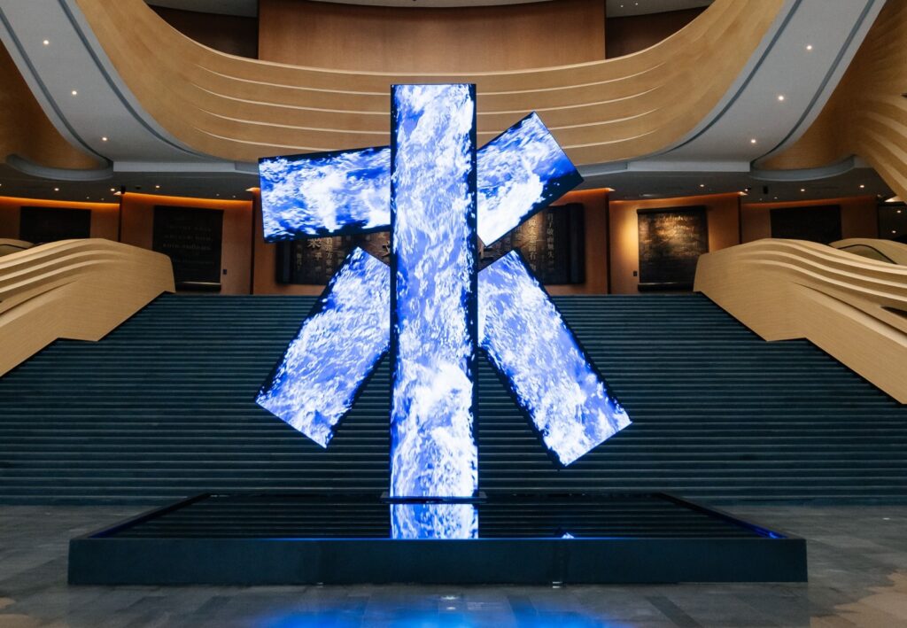 9) Fabrizio Plessi Aqua- 阿夸 Biennale di Langfang 2024, foto CastaliaArt