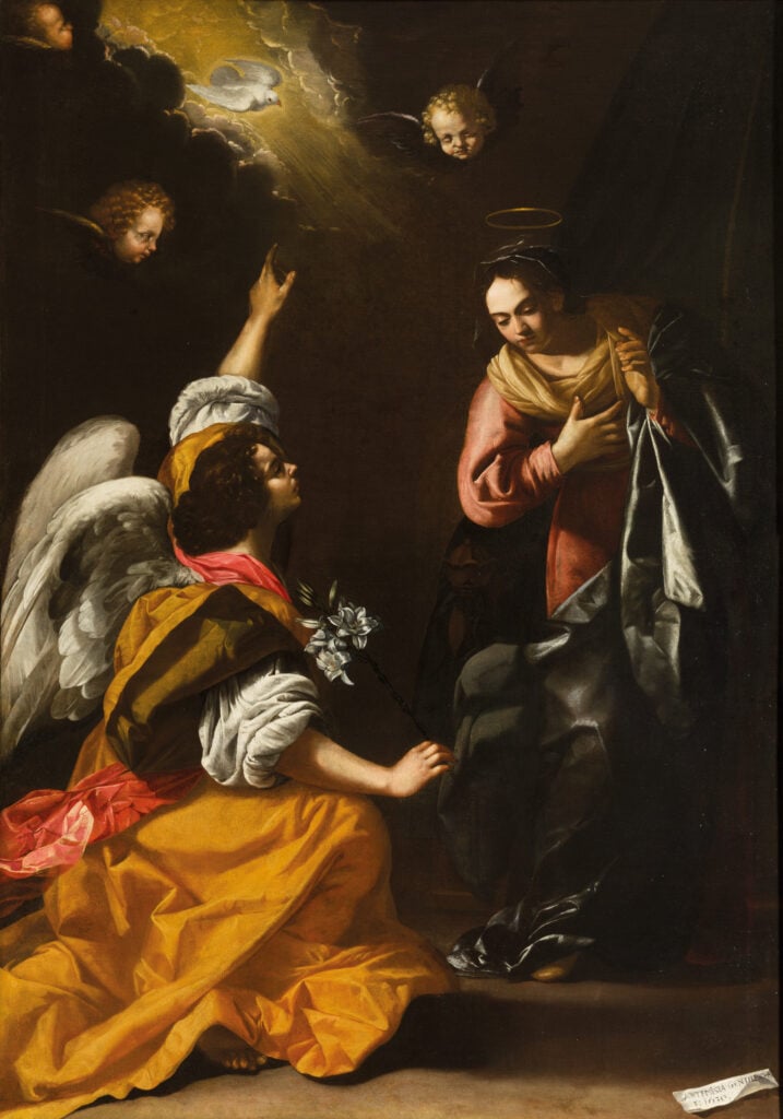 Artemisia Gentileschi, Annunciazione, 1630, Museo di Capodimonte