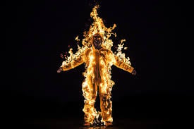 Cassils, Inextinguishable Fire, 2015. Photo Cassils e Guido Mencari