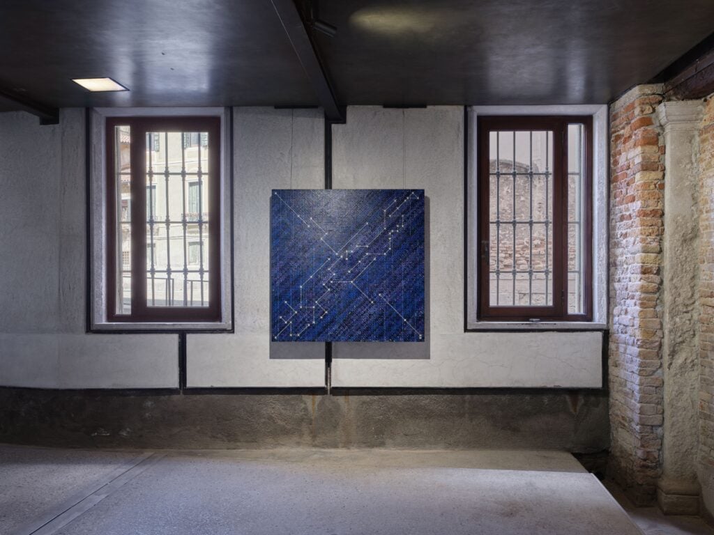 Cosmotechnics: Ding Yi as a Planetary Code, installation view a Fondazione Querini Stampalia, Venezia, 2026 © Ding Yi. Courtesy LIsson Gallery and ShangART Gallery. Photo George Darrell