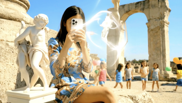 Felicit&agrave; overtout, lopera video di Luca Finotti Felicit&agrave;, Campagna del Ministero della Cultura