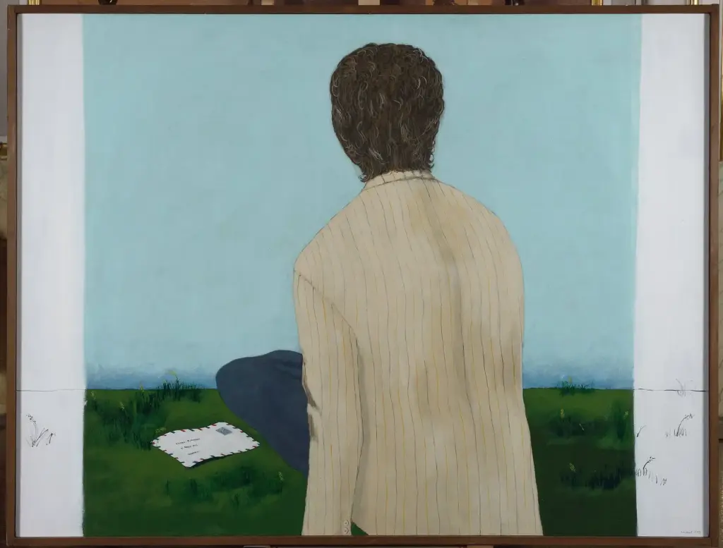 Филиппо Мариньоли, Homesick (Тоска по дому), 1972, холст, масло, частная коллекция