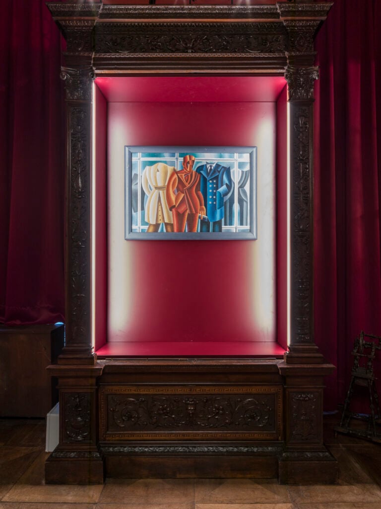 Fortunato Depero, Space to Space, installation view at Bagatti Valsecchi, Milano, 2026. Photo Elena Datrino