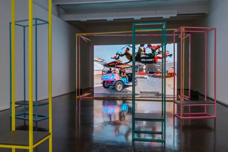 Hito Steyerl: Mechanical Kurds. Installation view, MACRO, Roma, 2026. Ph: OKNO. Courtesy MACRO, Roma