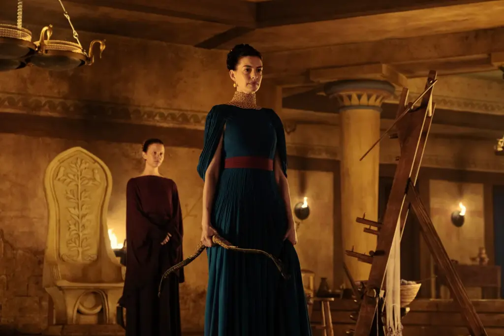I costumi di Ellen Mirojnick per l'Odissea di Christopher Nolan. Courtesy Universal - Everett Collection