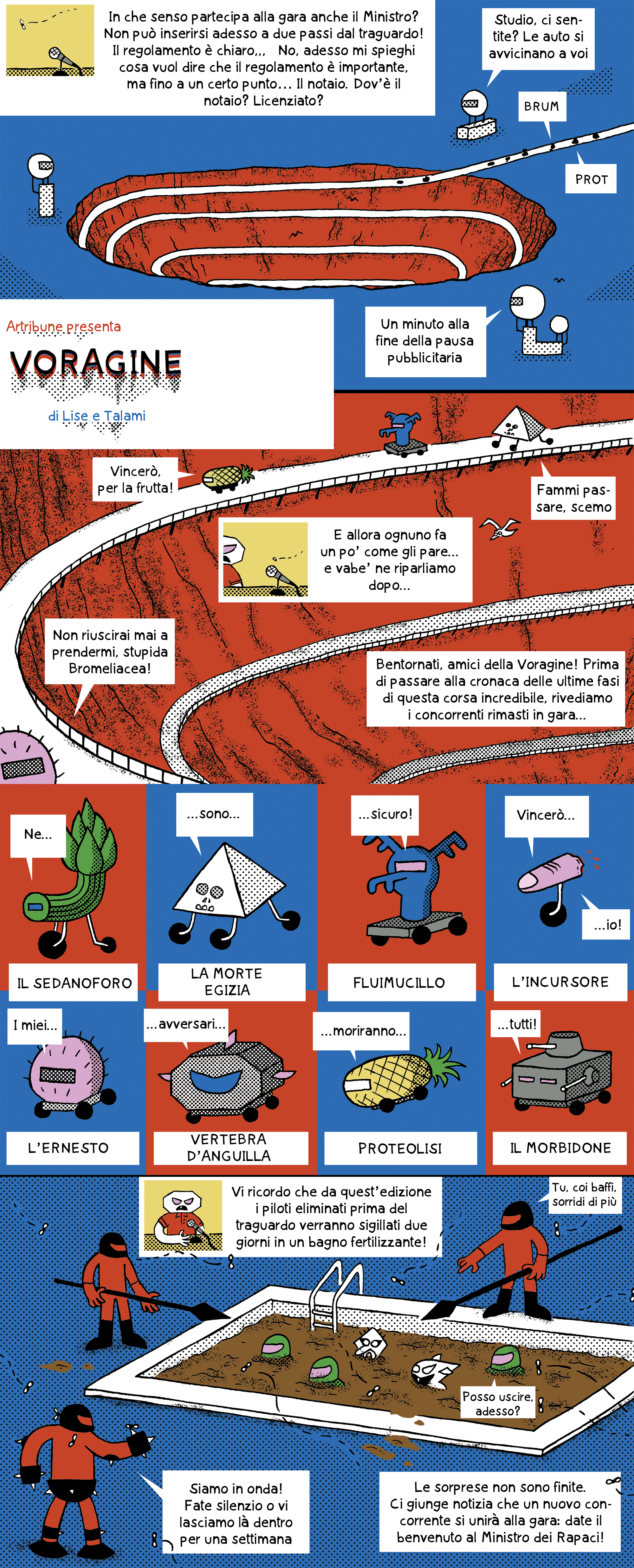 Il fumetto di Lise e Talami per ARTRIBUNE