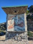 Il mosaico della Stella Maris a Punta Chiappa, dove termina la processione della stella maris