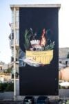 Il murale dello street artist Basik dedicato a Santa Rosalia - Palermo, quartiere Kalsa