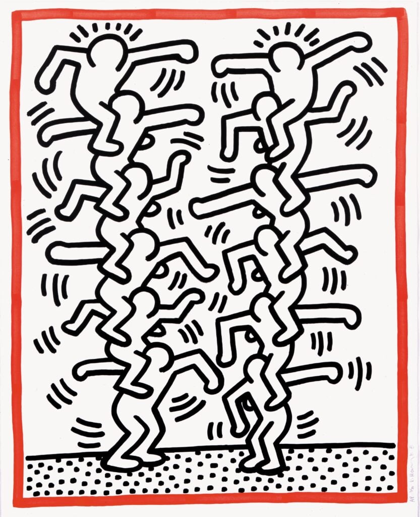 Keith Haring, Three Lithographs © Keith Haring Foundation. Courtesy of Nakamura Keith Haring Collection