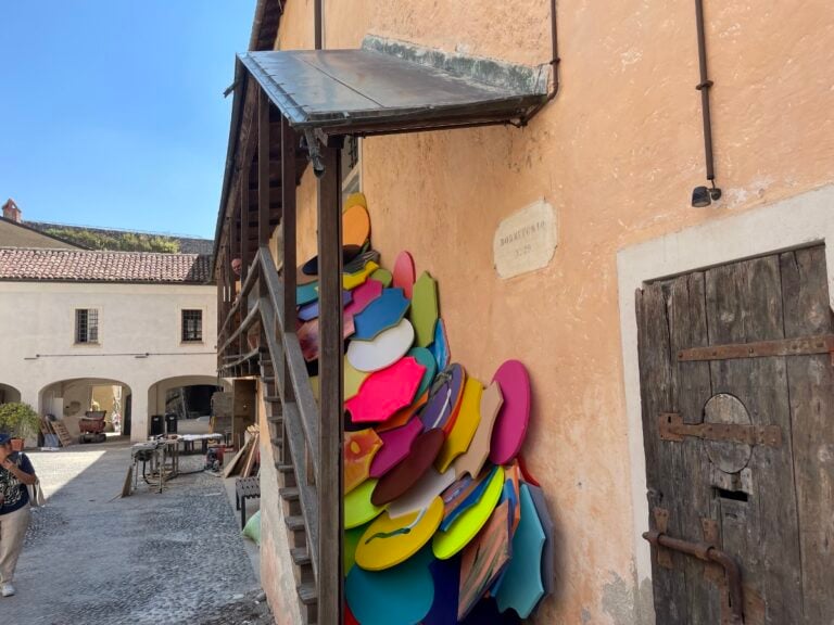 L'opera del collettivo IDEM Studio, Forte di Gavi, photo Claudia Giraud