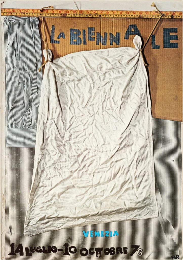 Manifesto Biennale Arte 1976. Courtesy La Biennale di Venezia, Archivio Storico della Biennale - ASAC