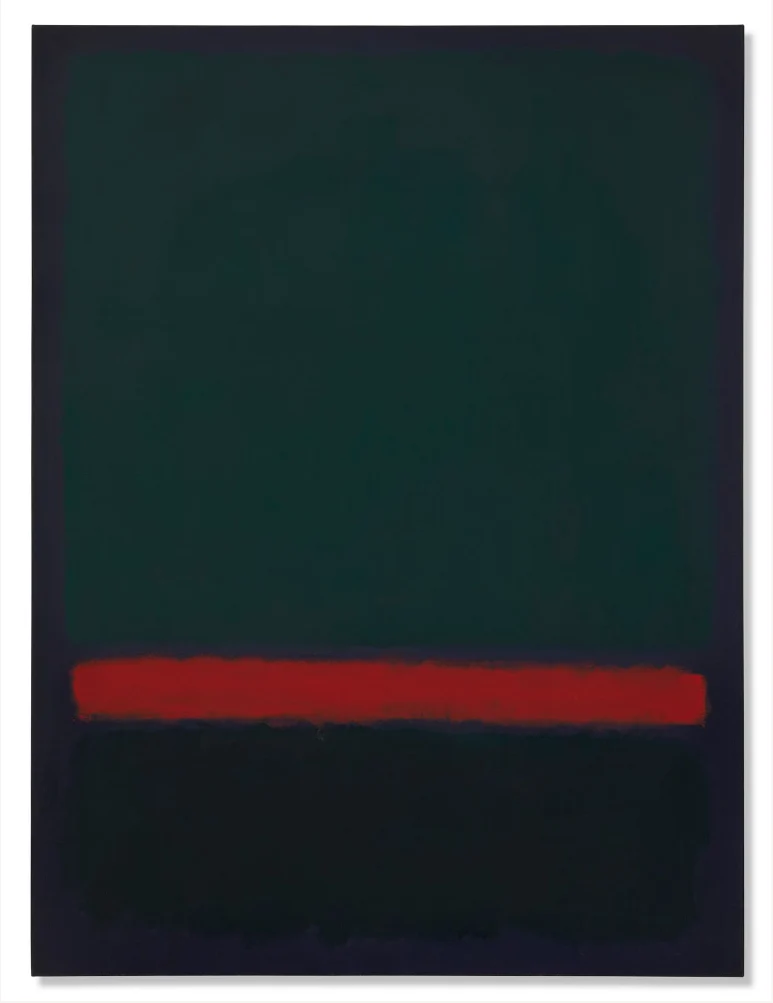 Mark Rothko, No. 15 (Two Greens and Red Stripe), 1964. Courtesy Christie's Images Ltd.