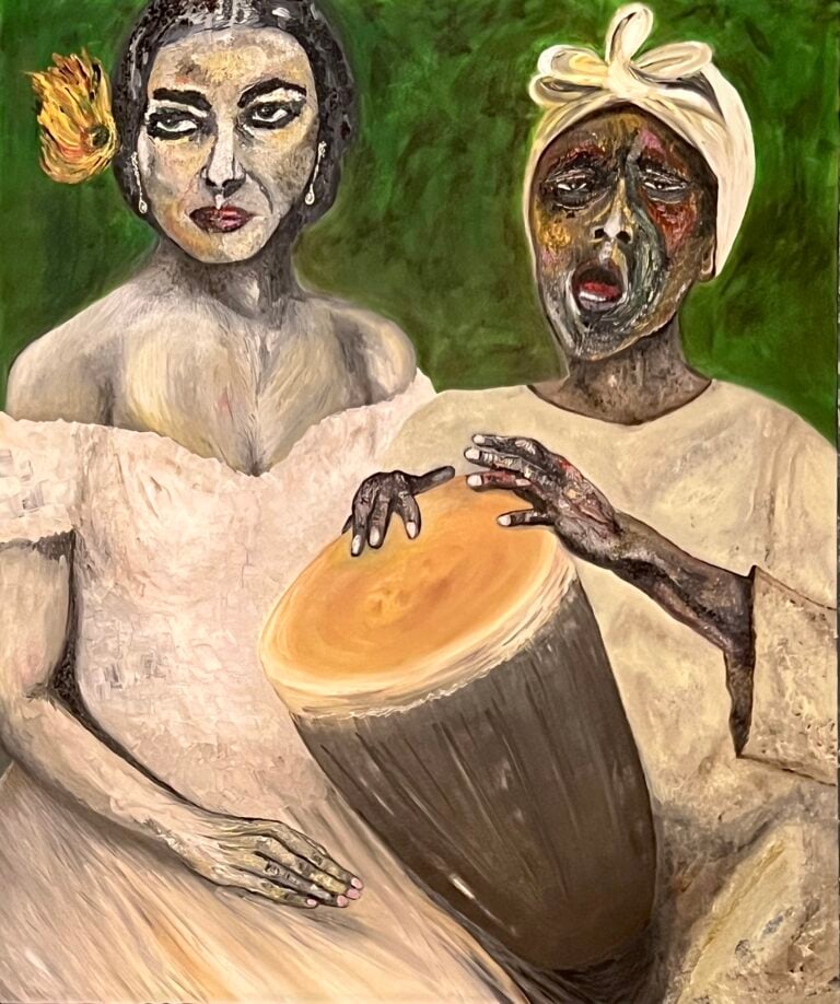 Alessandro Orazio Pregoni al Padiglione della Tanzania con il progetto Ujamaa Express, BI KIDUDE AND CALLAS, per la mostra Minor Frequencies: The Inner Life Of A Nation. Padiglione Tanzania &ndash; 61&deg; Biennale Arte di Venezia, Gervasuti Foundation / Supernova