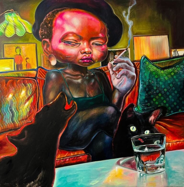 Ndidi Emefiele, Untitled (seater), 2024, Courtesy of the Artist e Rosenfeld gallery Intervista a Ndidi Emefiele