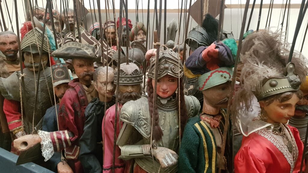 Nel Museo delle Marionette Antonio Pasqualino a Palermo. Photo Livia Montagnoli