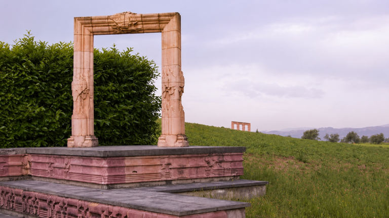 Nino Caruso, Porta di Dioniso (1994), il Parco di Sculture di Brufa, Perugia
