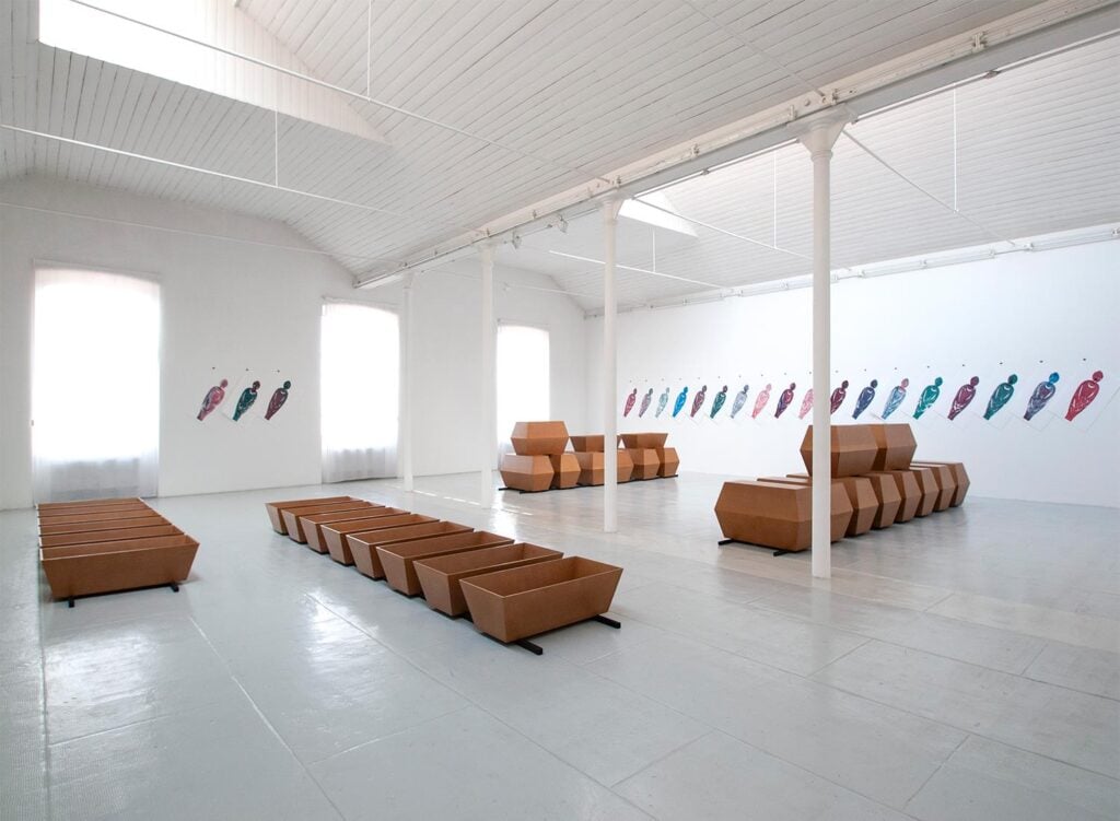 Thomas Schütte, Untitled (coffins) 1992 – 2026 (new display), Galleria Tucci Russo, Installation View