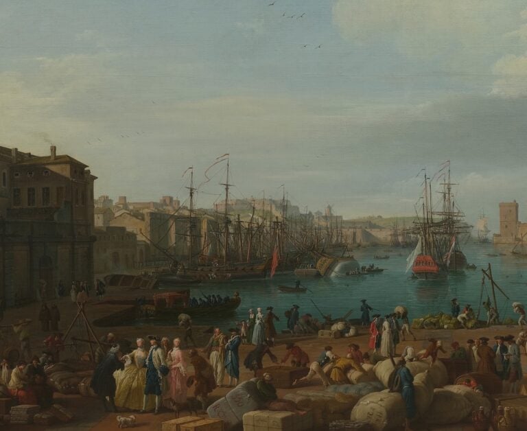 Joseph Vernet, L'interieur du port de Marseille, 1754