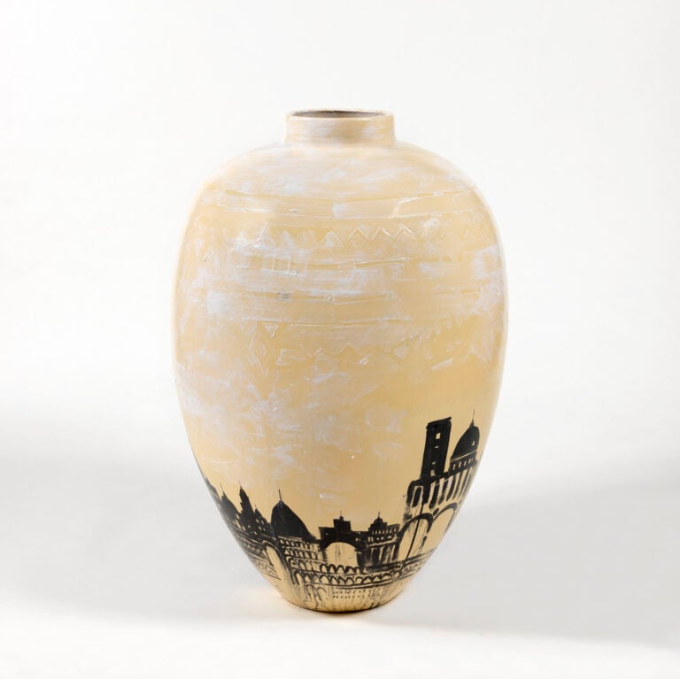 Piero Pizzi cannella, vaso in ceramica