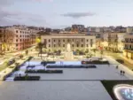 Rendering Piazza De Nava riqualificata, ingresso Museo archeologico nazionale di Reggio Calabria. Ph. Filippo Poli