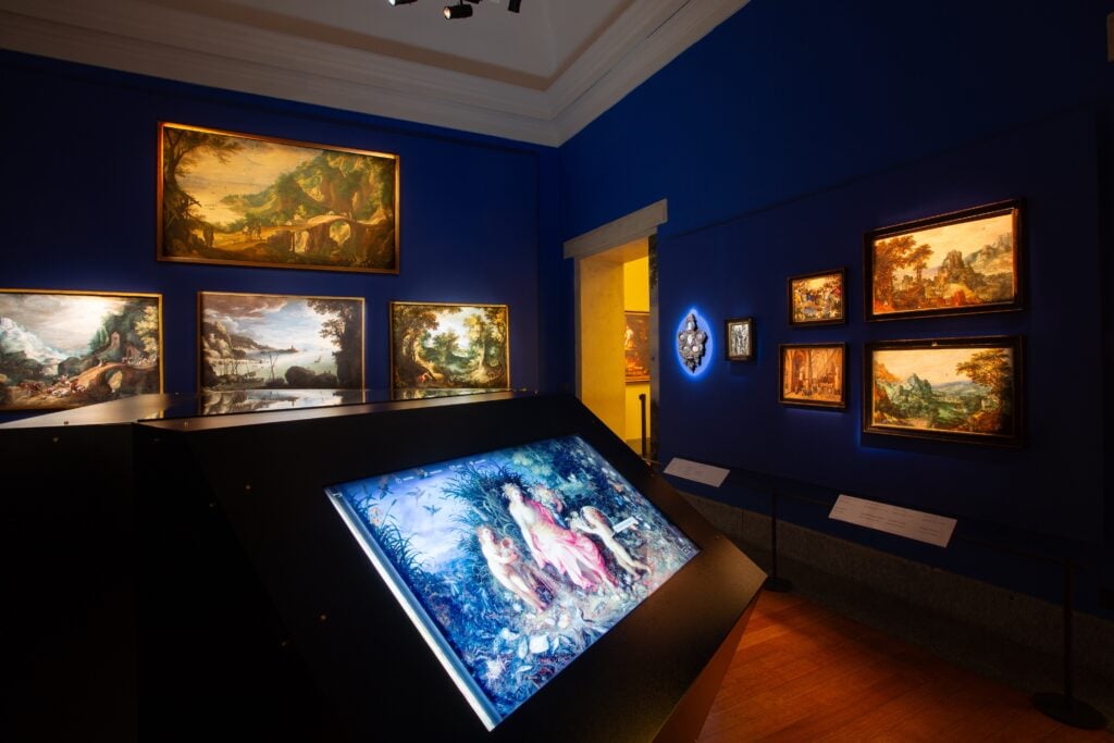 Riallestimento e istallazione multimediale. Sala7. Pinacoteca Ambrosiana