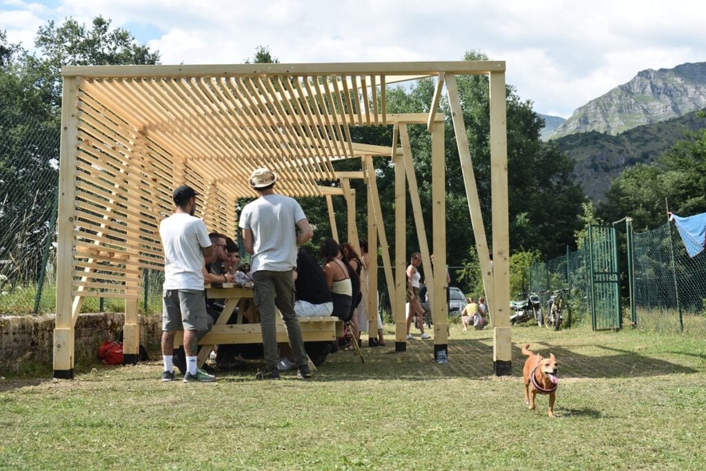 Riattivare Amatrice. Camposaz a Capricchia. Photo Maria Vittoria Moretti