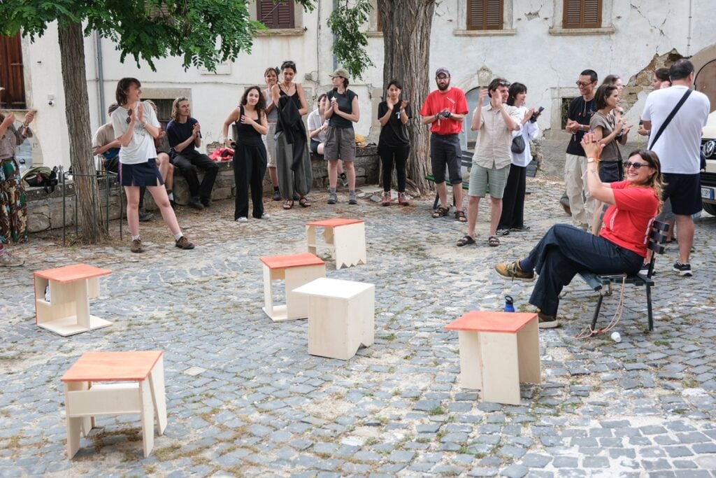 Riattivare Amatrice. Let's Eat and Seat, Cornillo Nuovo. Photo Inês Doutel