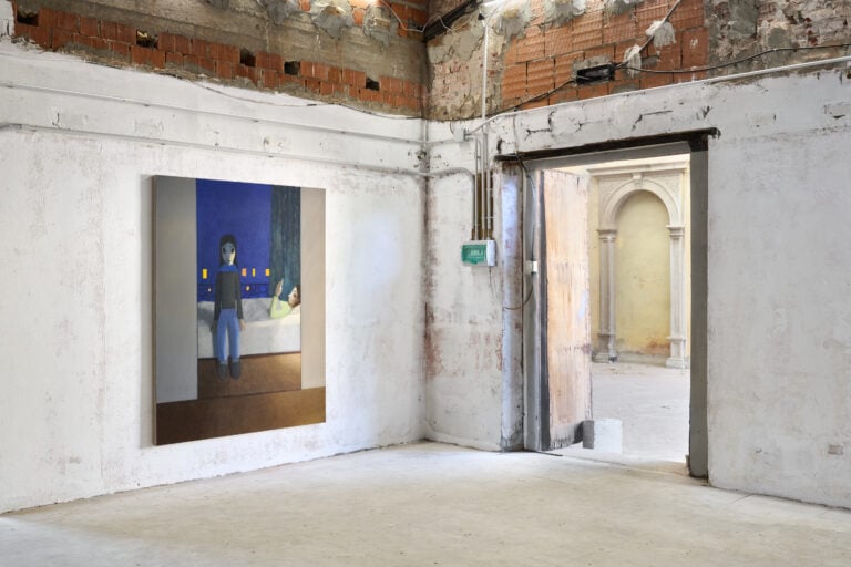 Satoru Kurata, Everyday, Mostly Night, Sometimes Daylight. Installation view, 2026. Ex teatro della Chiesa di San Luca, Cremona. Courtesy Galleria Triangolo