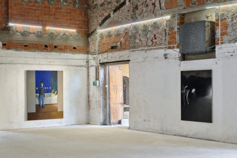 Satoru Kurata, Everyday, Mostly Night, Sometimes Daylight. Installation view, 2026. Ex teatro della Chiesa di San Luca, Cremona. Courtesy Galleria Triangolo