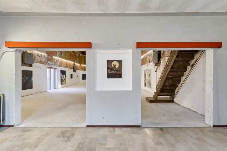 Satoru Kurata, Everyday, Mostly Night, Sometimes Daylight. Installation view, 2026. Ex teatro della Chiesa di San Luca, Cremona. Courtesy Galleria Triangolo