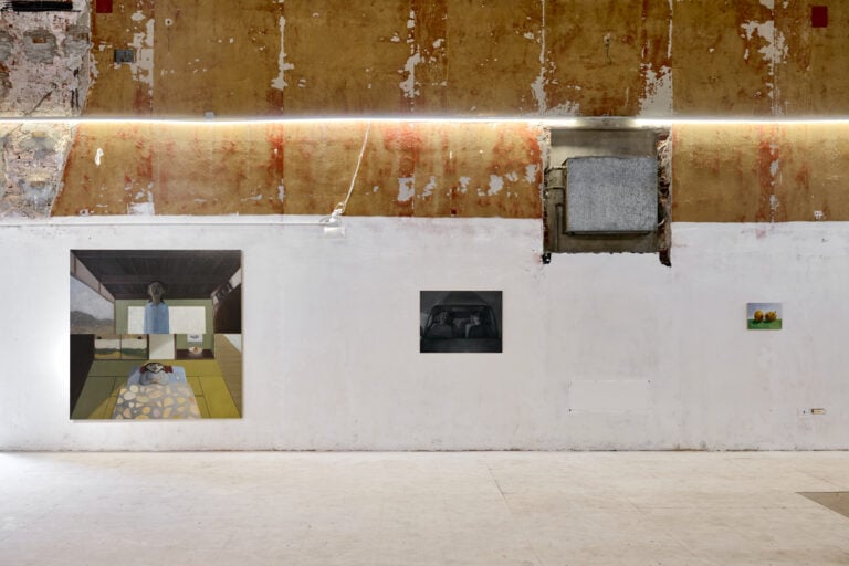 Satoru Kurata, Everyday, Mostly Night, Sometimes Daylight. Installation view, 2026. Ex teatro della Chiesa di San Luca, Cremona. Courtesy Galleria Triangolo