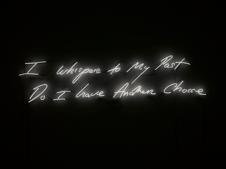 Tracey Emin, I whisper to My Past Do I have Another Choice 2010 &copy; Tracey Emin. All rights reserved, DACS 2026