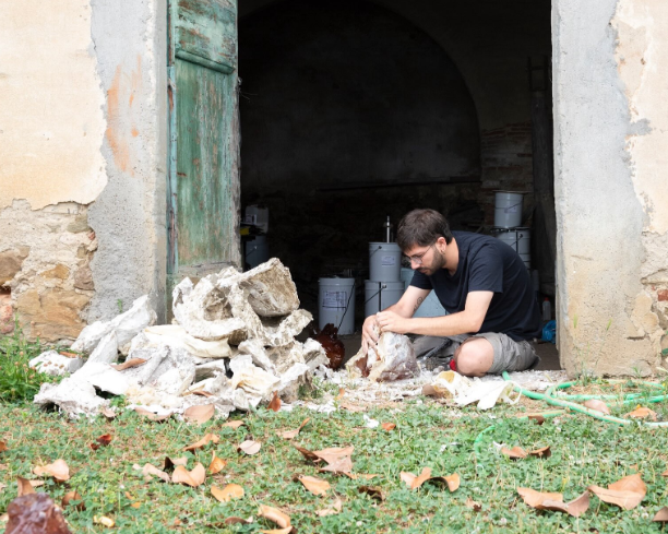 Roberto Orlando al lavoro. In stato di fluttuazione, Fondazione Gori, Celle