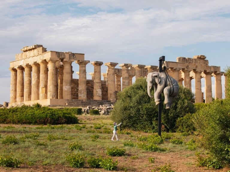 Stefano Bombardieri a Selinunte, Marta e l&rsquo;elefante, 2017