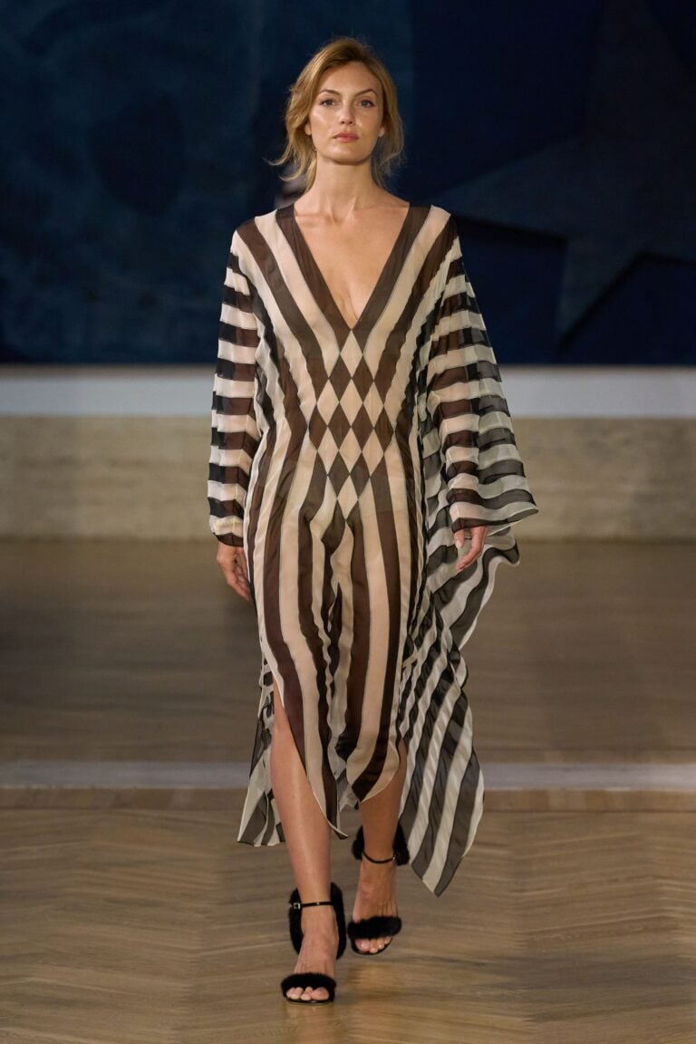 La sfilata della Couture di Chiuri per Fendi alla Galleria Nazionale d'Arte Moderna di Roma&nbsp;
