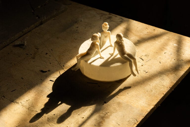 Three (parts of) me nello studio di Valerio Berruti. Ph: Letizia Cigliutti