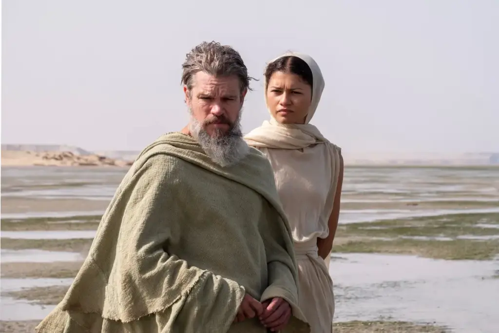 Un frame de L'Odissea di Christopher Nolan