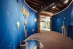 Alessandro Orazio Pregoni al Padiglione della Tanzania con il progetto Ujamaa Express, nella mostra Minor Frequencies: The Inner Life Of A Nation. Padiglione Tanzania &ndash; 61&deg; Biennale Arte di Venezia, Gervasuti Foundation / Supernova, Installation view
