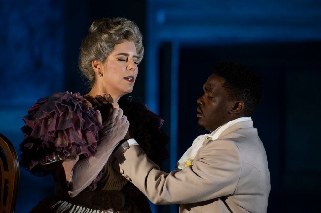 Una scena di Vanessa, con Lauren Fagan e Lulama Taifasi al Festival dei Due Mondi di Spoleto 2026, la prima edizione sotto la guida di Daniele Cipriani
