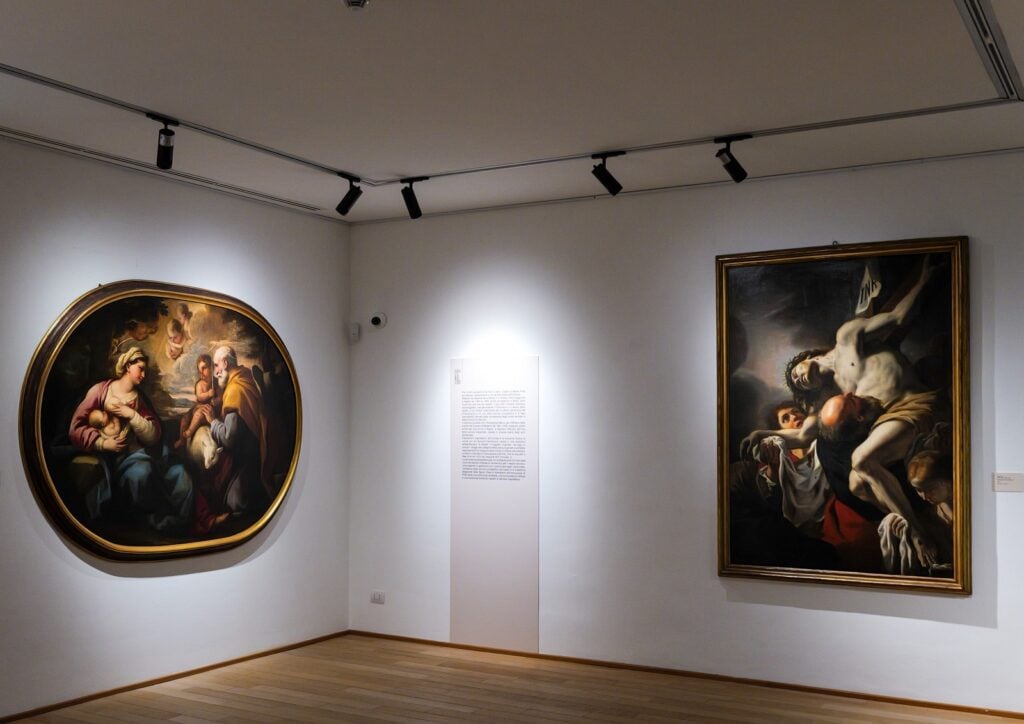 La pittura dopo Caravaggio al Forte Pietro Leopoldo I a Forte dei Marmi, Installation View