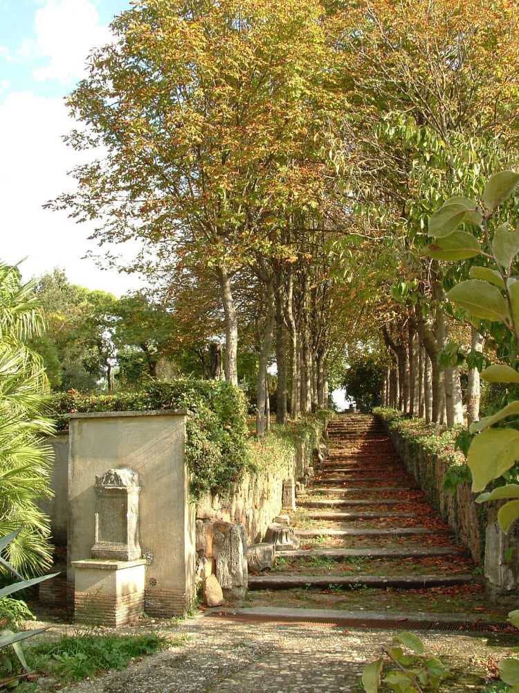 Il giardino della Villa di Federico Zeri a Mentana. Courtesy Ministero della Cultura